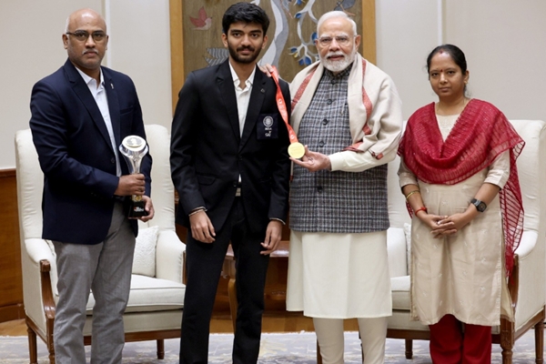 PM Modi Meets World Chess Champion Gukesh D, Praises His Determination and Dedication