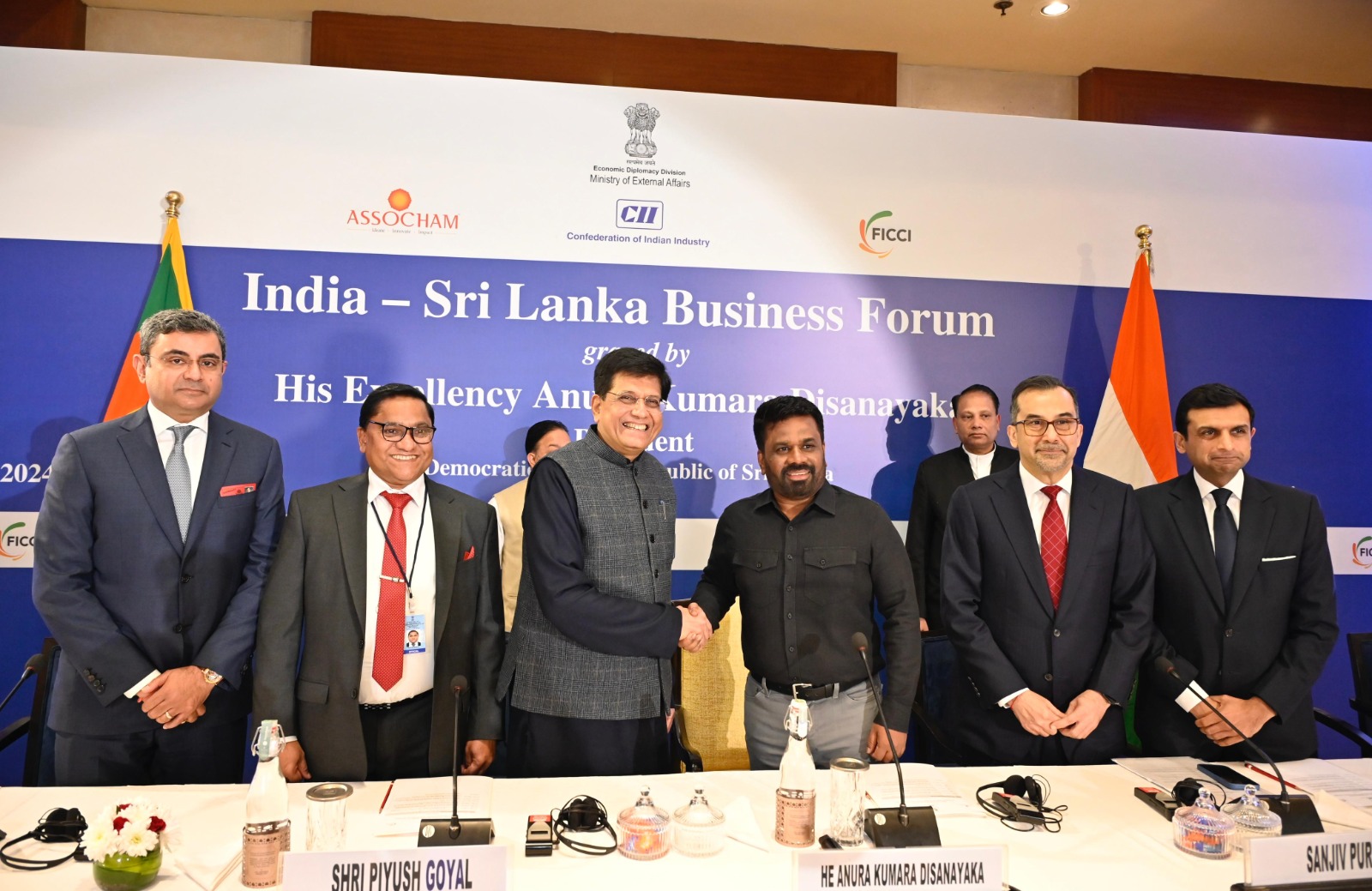 Commerce and Industry Minister Piyush Goyal reaffirms India’s commitment to strengthen bilateral relations with Sri Lanka