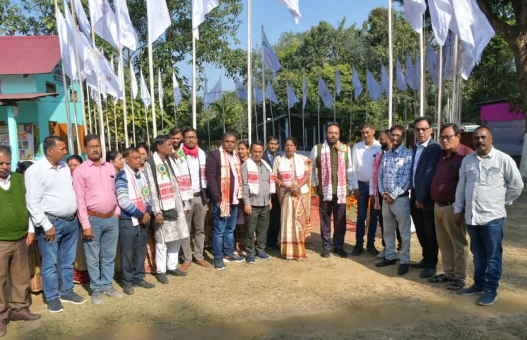 নগাঁও জিলাৰ উদয় চন্দ্ৰ শ‍ইকীয়া উচ্চ মাধ্যমিক বিদ্যালয়ৰ সোণালী জয়ন্তী উপলক্ষে মন্ত্ৰী কেশৱ মহন্তৰ শুভেচ্ছা জ্ঞাপন