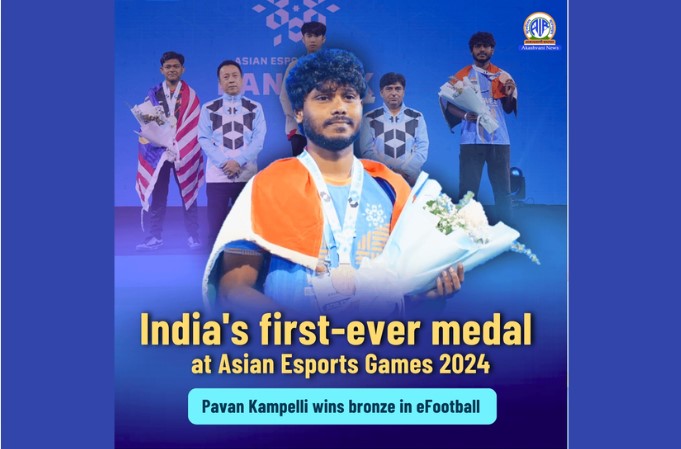 India’s Pavan Kampelli secures Bronze medal in e-football event at 2024 Asian Esports Games in Bangkok