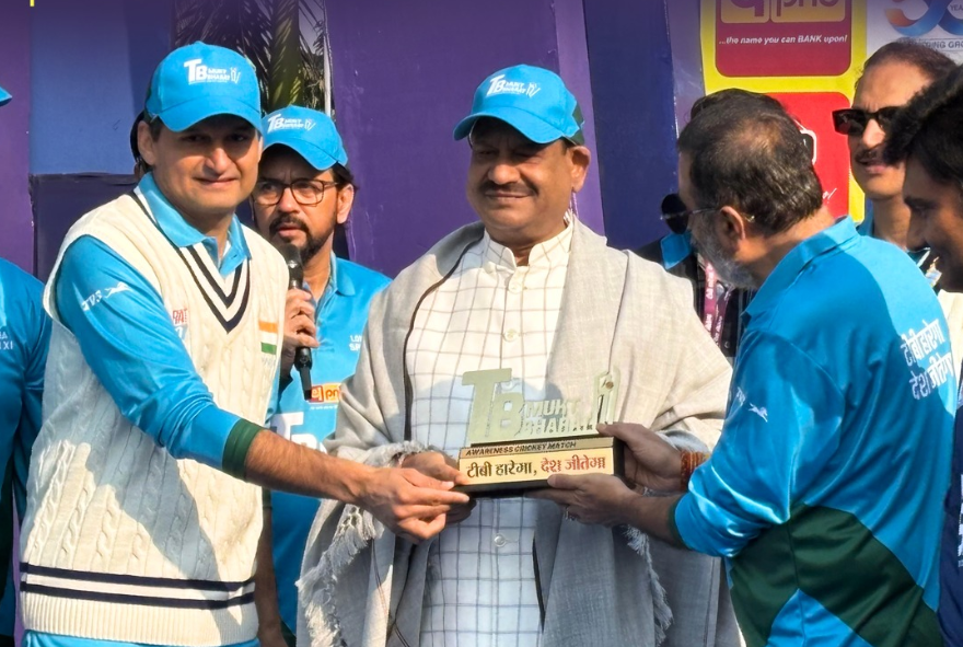 Lok Sabha Speaker XI wins TB Mukt Bharat Awareness Cricket Match, defeats Rajya Sabha Chairman XI