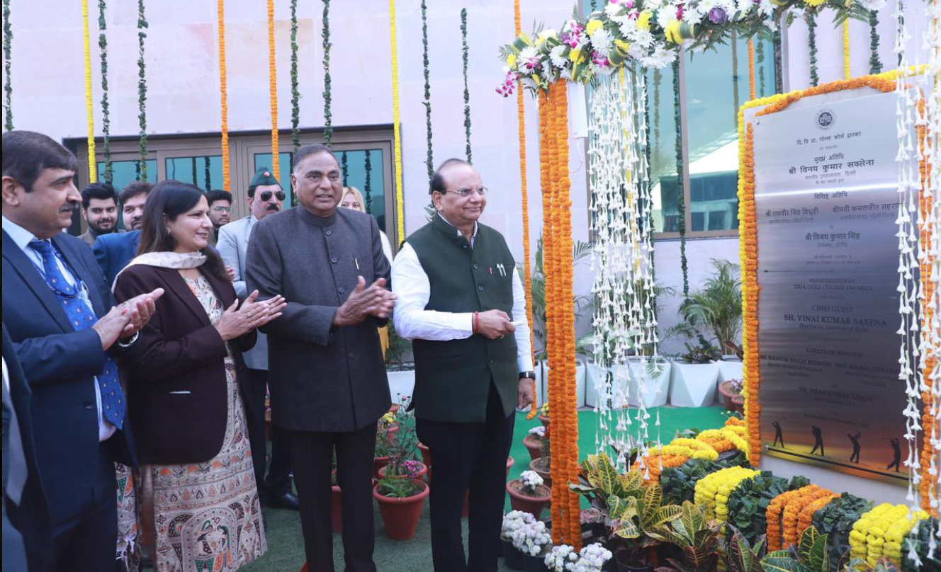 दिल्‍ली के उपराज्‍यपाल विनय कुमार सक्‍सेना ने द्वारका में 158 एकड़ में फैले द्वारका गोल्‍फ कोर्स का किया उद्घाटन