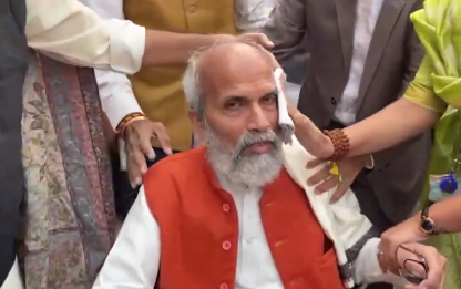 BJP MP Pratap Sarangi injured amid protests in Parliament House Complex