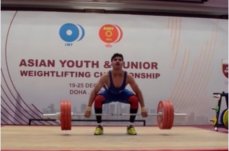 Sairaj Pardeshi bags one Gold and two Silver medals at Asian Youth and Junior Weightlifting Championships in Doha