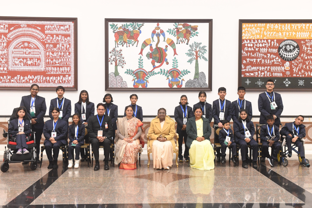 President Droupadi Murmu awards Pradhan Mantri Rashtriya Bal Puraskar to 17 exceptional children