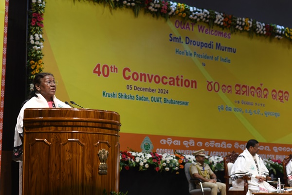 President Murmu calls on agricultural scientists to empower agriculture using latest technology