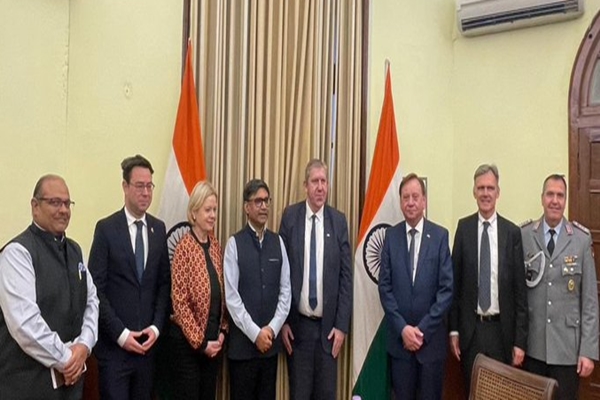 Foreign Secretary Vikram Misri meets with members of German Parliament in Delhi