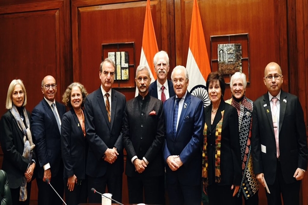 EAM Jaishankar Meets American Jewish Committee Delegation in Delhi