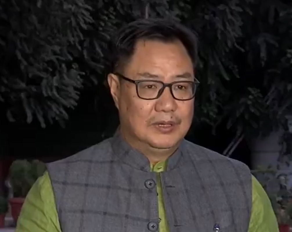 Union Minister Kiren Rijiju condemns opposition’s notice against Rajya Sabha Chairman Jagdeep Dhankhar