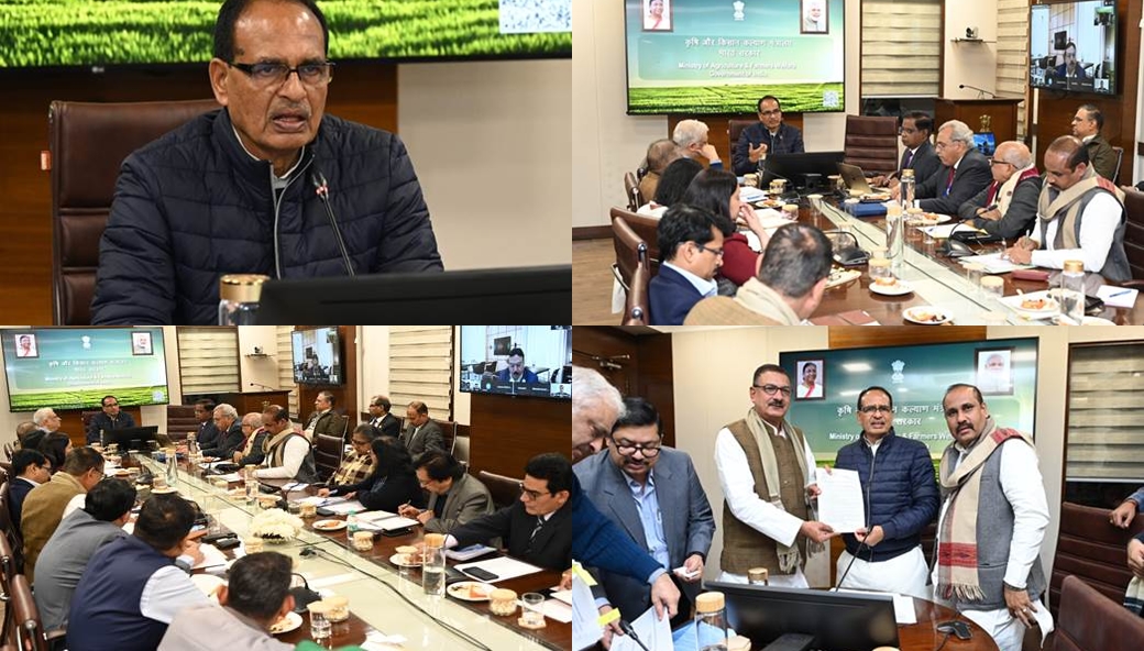 Union Minister Shivraj Singh Chouhan hold pre-budget consultations with stakeholders at Krishi Bhawan in New Delhi