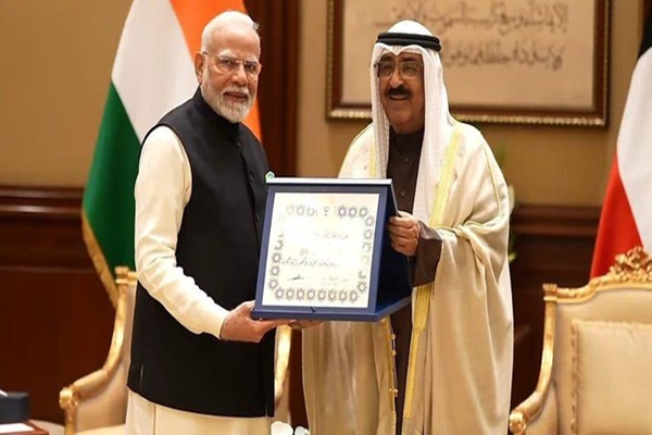 PM Modi conferred Kuwait’s highest Honour, the Order of Mubarak Al-Kabeer