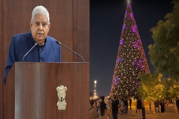 Spirit of Christmas offers universal message of hope, compassion & solidarity: VP Jagdeep Dhankhar