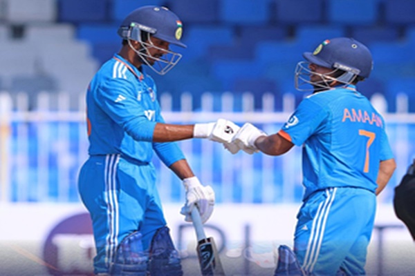 Under-19 Asia Cup: India wins against UAE by 10 wickets