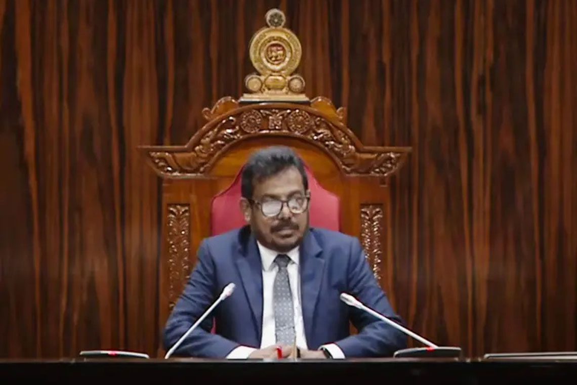 Sri Lanka’s opposition hints at no-confidence motion against Speaker Ashoka Ranwala