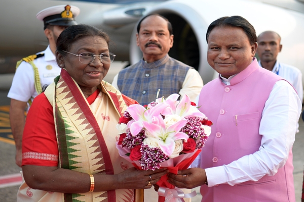 President Droupadi Murmu on state visit to Odisha