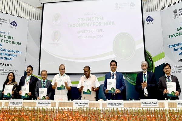 Union Minister H D Kumaraswamy unveils ‘Green Steel Taxonomy for India’