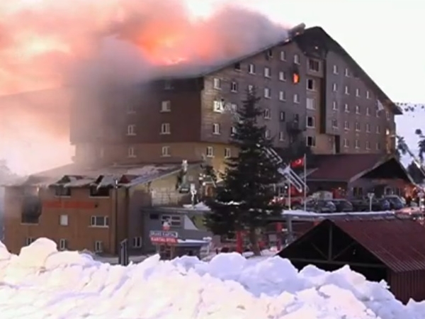 Turkey: 66 dead, 51 injured in ski resort hotel fire