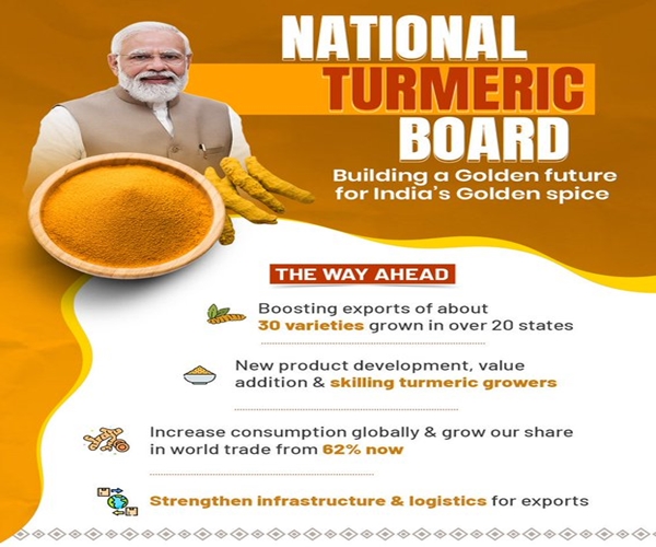 PM Modi Lauds Establishment of National Turmeric Board