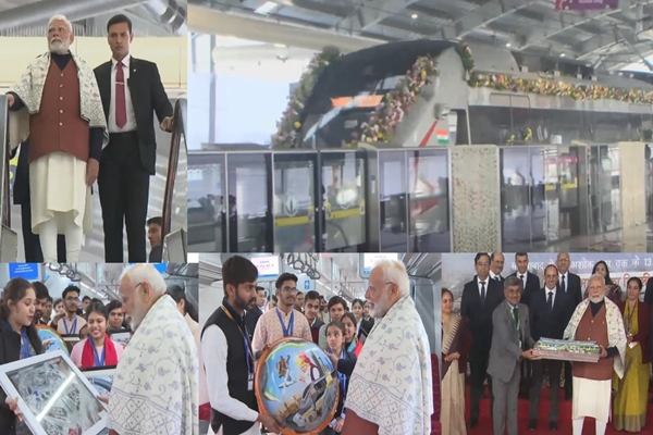 PM Modi inaugurates several development projects including Namo Bharat corridor in Delhi