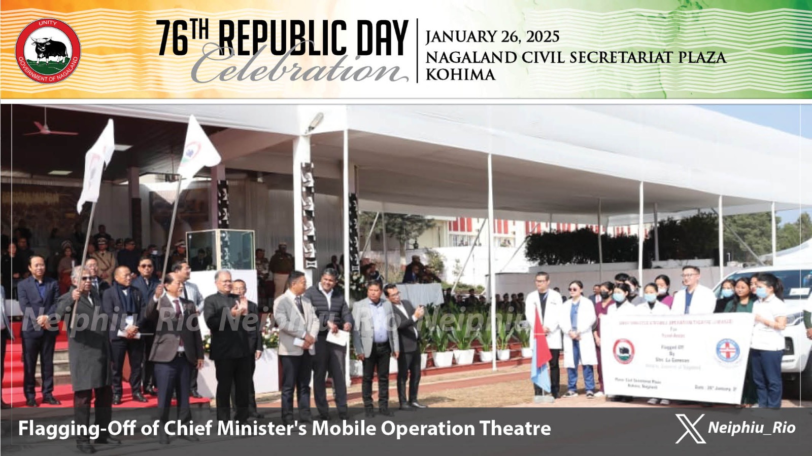 Nagaland Governor launches Chief Minister’s Mobile Operation Theatre