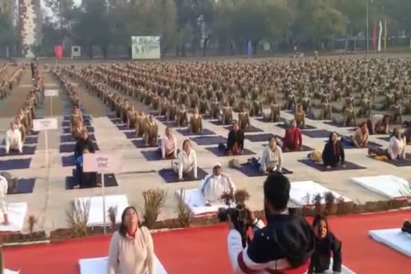 Haryana: state-level Surya Namaskar ceremony organized in Panipat