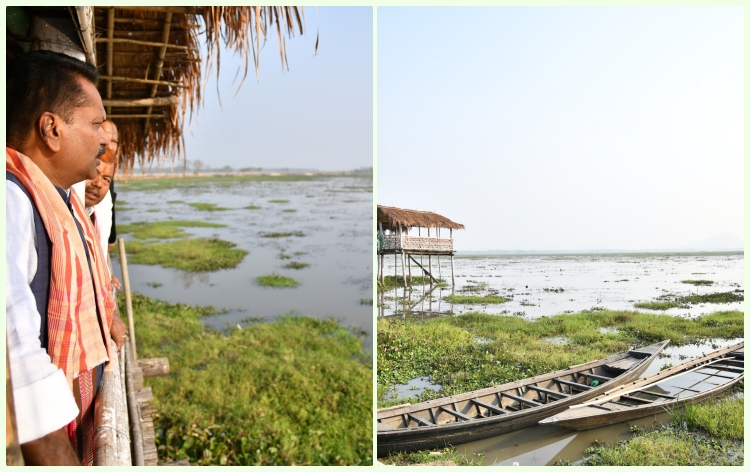 গোৱালপাৰা জিলাৰ অভিভাৱক মন্ত্রী অশোক সিংহলৰ ঐতিহাসিক উপদ বিল পৰিদৰ্শন