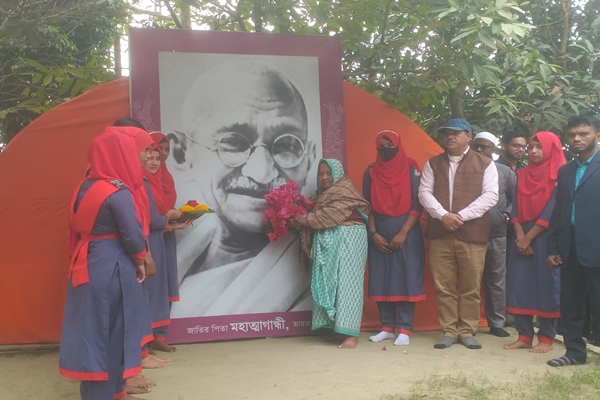 Bangladesh: 77th death anniversary of Mahatma Gandhi observed