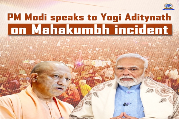 PM Modi speaks to UP CM on Mahakumbh accident