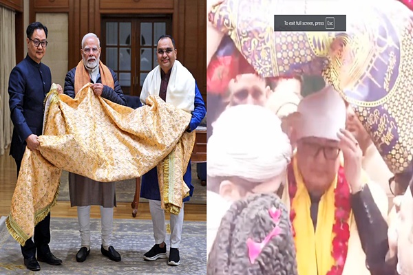 Union Minister Kiren Rijiju offers chaadar at Ajmer Dargah on behalf of PM Modi