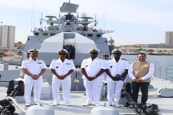 INS Tushil arrives in Senegal as part of operational deployment