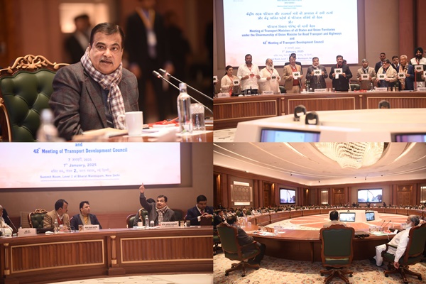 Union Minister Nitin Gadkari chairs annual meeting of Transport Ministers from all states, UT