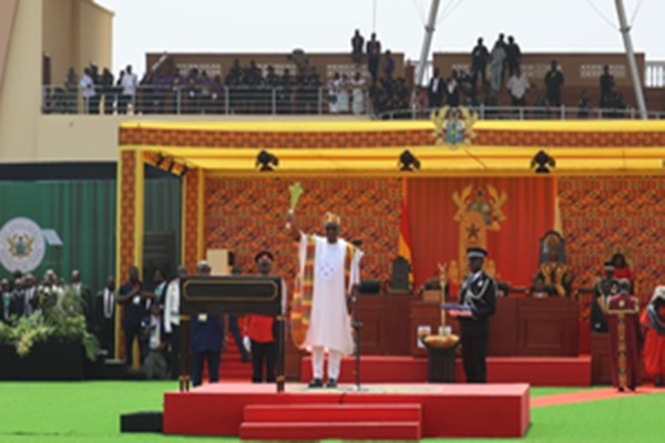 John Dramani Mahama sworn in as Ghana’s President