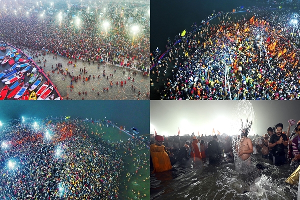 Over 3.5 Crore Devotees Take Holy Dip at Mahakumbh in Prayagraj on Makar Sankranti