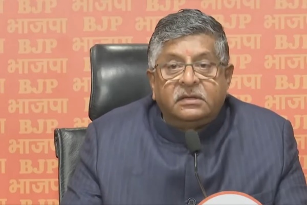 Senior BJP leader Ravi Shankar Prasad slams Rahul Gandhi for remarks on ‘fighting the Indian state’