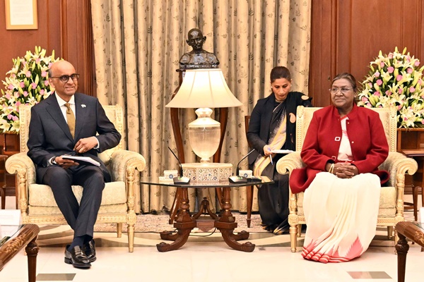 President Murmu, Singapore President hold discussions to strengthen bilateral strategic partnership