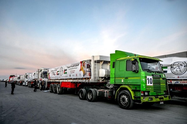 UAE dispatches 200 tonnes of aid to Gaza in largest phase of Operation Chivalrous Knight 3