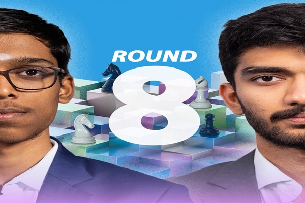 Praggnanandhaa, Gukesh draw in 8th round of Tata Steel Chess Masters 2025