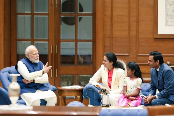 PM Modi meets chess champion Koneru Humpy in New Delhi; Calls her sporting icon & source of inspiration