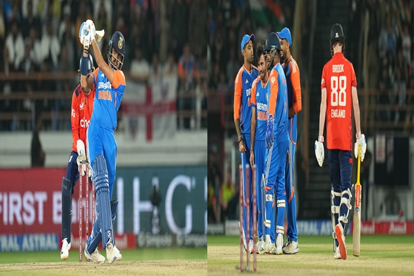 England defeats India by 26 Runs in 3rd T20I; India leads series 2-1