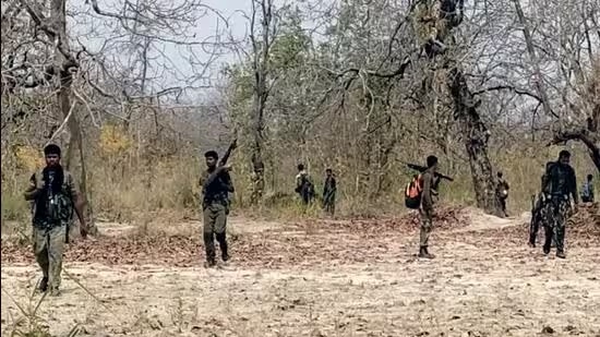 Security forces kill at least 12 Maoists in Chhattisgarh