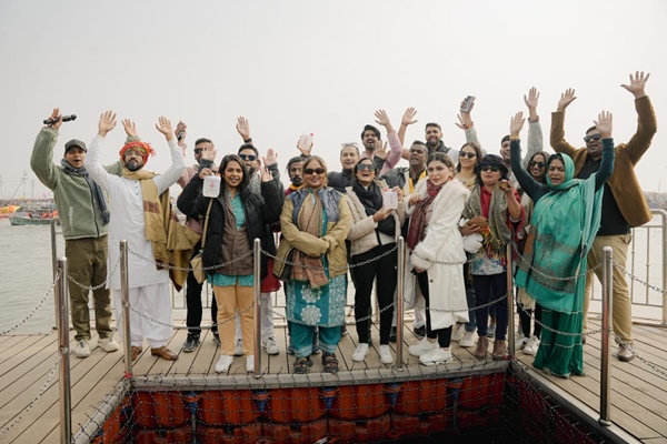 Mahakumbh: 21 members of international delegation take holy dip and heritage Walk of Prayagraj