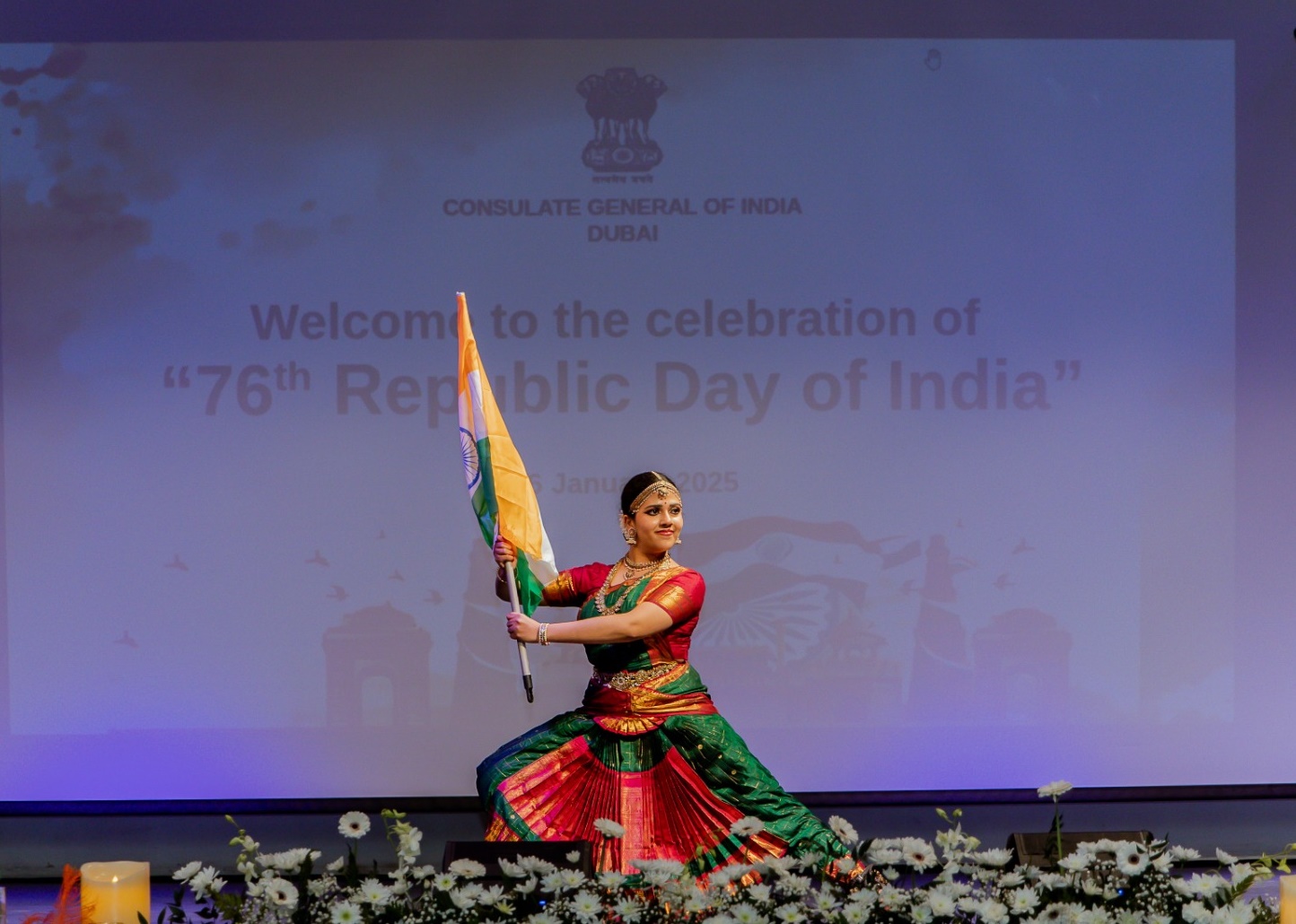 Indian Community in UAE Marks 76th Republic Day with Pride and Grandeur