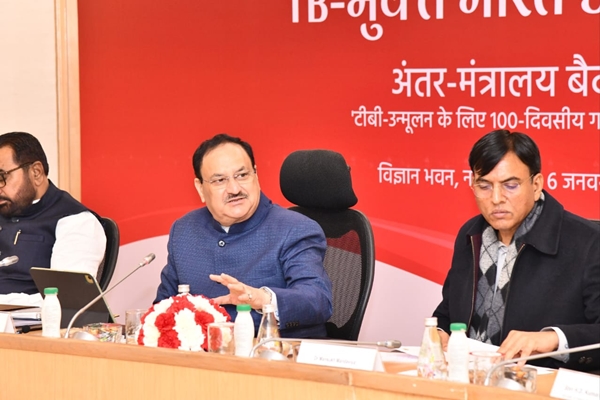 Health Minister JP Nadda Emphasizes United Effort for TB-Free India