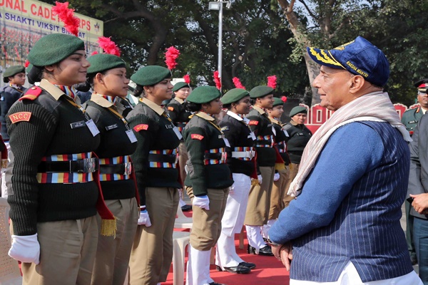 NCC helps in achieving discipline, unity & intergrity says Def Minister Rajnath Singh