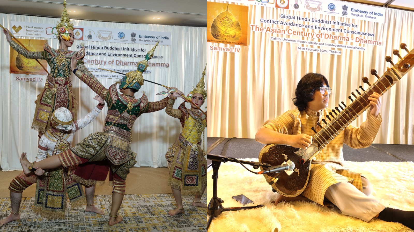 Embassy of India in Bangkok organises Khon dance and Sitar recital under SAMVAD-IV