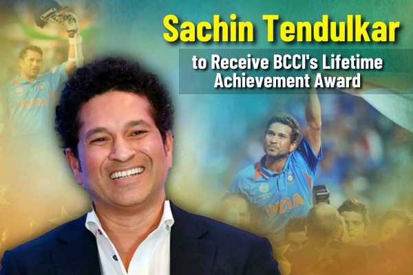 Sachin Tendulkar to Receive BCCI’s Lifetime Achievement Award at Annual Gala in Mumbai