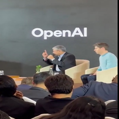 اشونی ویشنو نے آج نئی دلّی میں OpenAI کے CEO، سیم Altman سے ملاقات کی