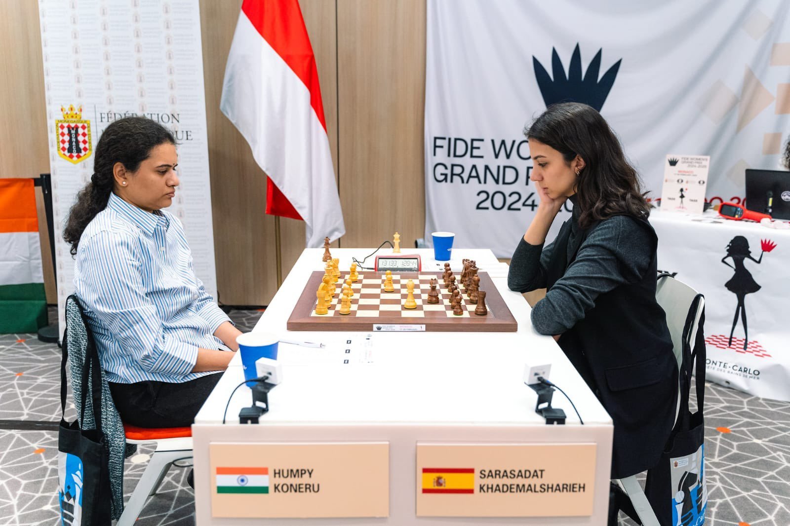 भारतीय ग्रैंडमास्टर कोनेरू हम्पी ने मोनाको महिला ग्रां प्री शतरंज टूर्नामेंट के 7वें राउंड में रोमांचक वापसी की