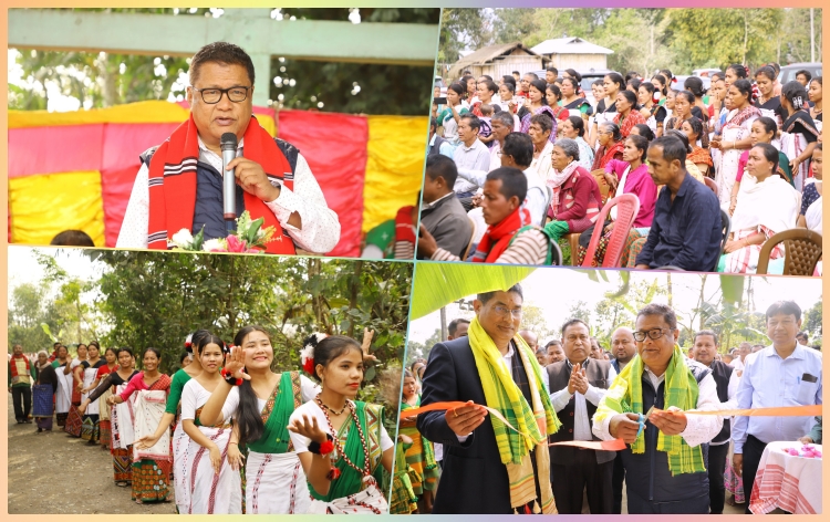 ধেমাজিত কেইবাটাও কাৰ্যসূচীত মন্ত্ৰী ডাঃ ৰণোজ পেগুৰ অংশগ্ৰহণ