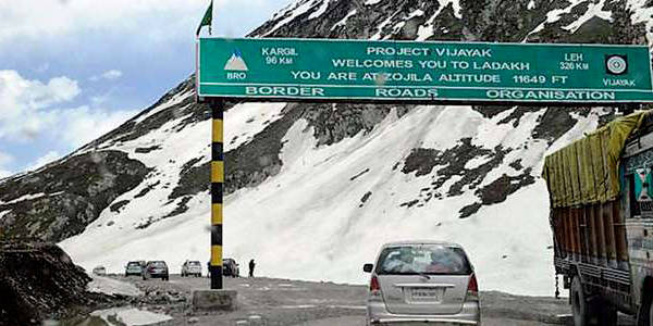 Zojila Pass NH1 Srinagar-Leh Highway remains open during February for the first time ever